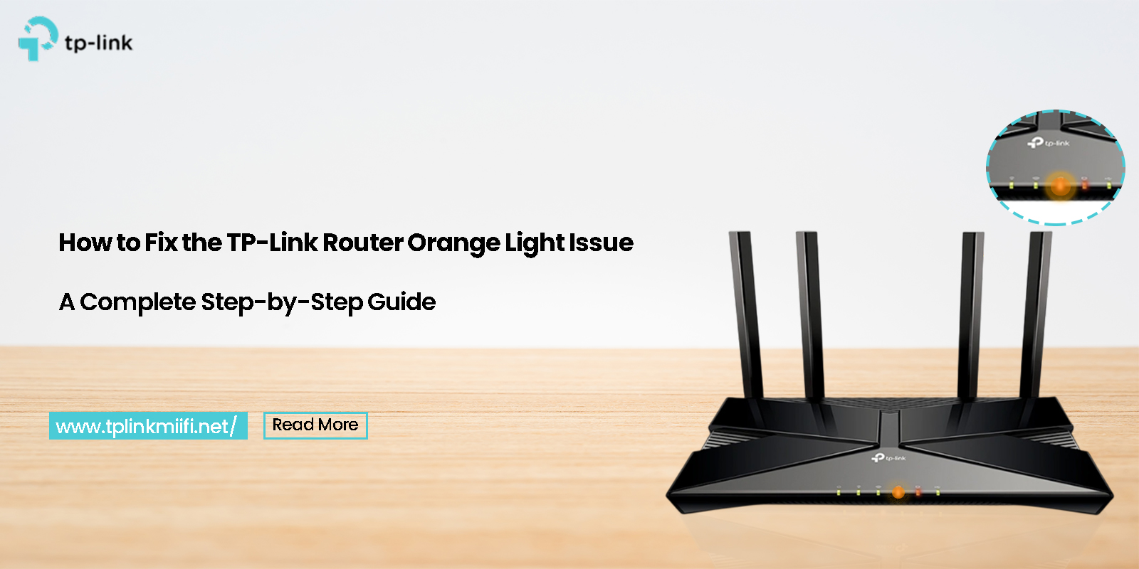 TP LINK ORANGE LIGHT